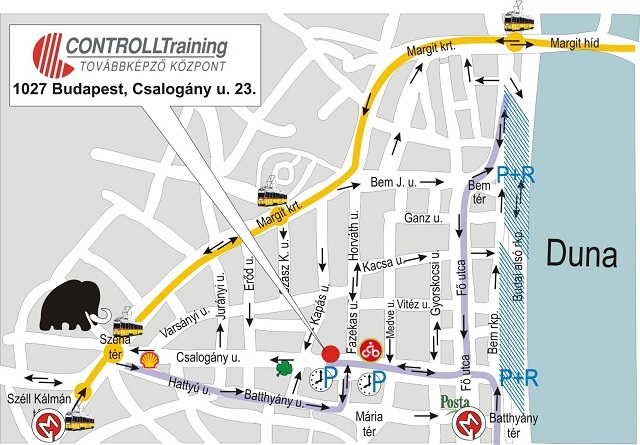 budapest csalogány utca térkép Térkép   CONTROLLTraining Továbbképző Központ budapest csalogány utca térkép